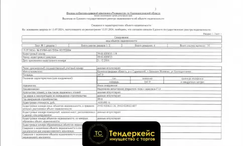 1/16 доля в праве общей долевой собственности на земельный участок общей площадью 248 кв. м, кадастровый номер 39:03:020...