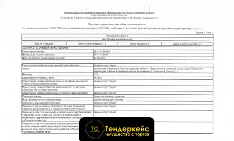 Земельный участок площадью 678 кв. м,  г. Правдинск, территория Садово-огородный массив Костюковка - 2, земельный участо...