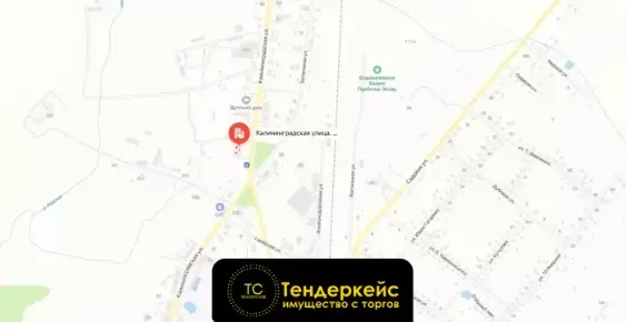 Квартира 30,8 м.кв., г. Багратионовск, ул. Калининградская, д. 47, кв. 17, КН 39:01:010103:145  ...