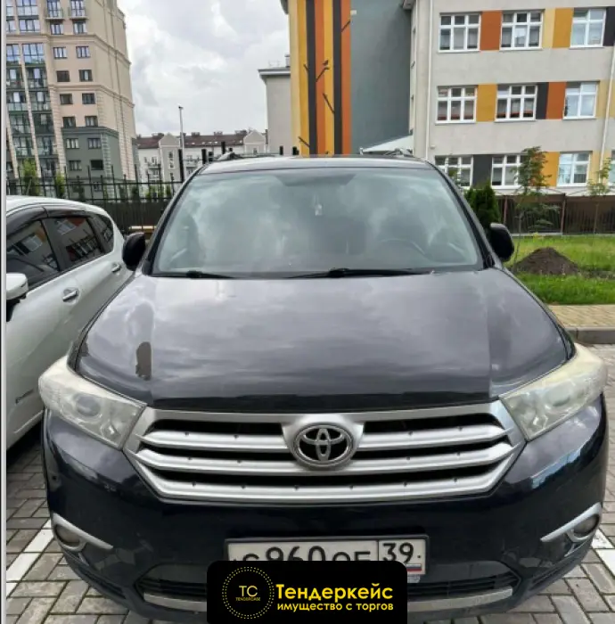 Изображение лота Автомобиль toyota highlander, год изготовления: 2011 г.в., цвет: ЧЕРНЫЙ, vin: jtees42ax02186899 №1